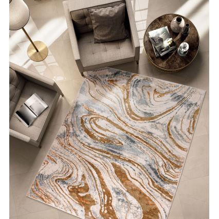 Tapis STONE 160x220 cm beige/gris