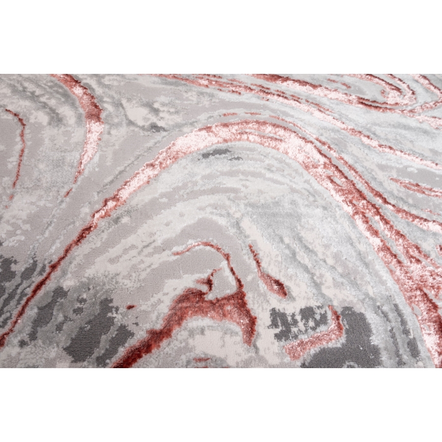 Tapis STONE 80 x 140 cm rose/gris