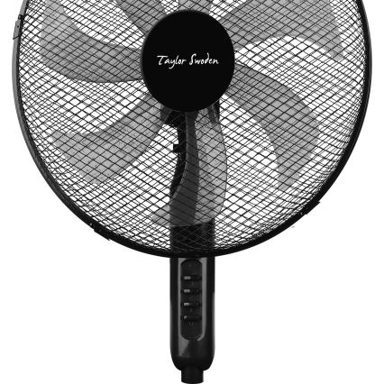 Taylor Swoden - Ventilateur sur pied 50 W / 230 V, hauteur 122 cm, noir