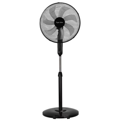 Taylor Swoden - Ventilateur sur pied 50 W / 230 V, hauteur 122 cm, noir