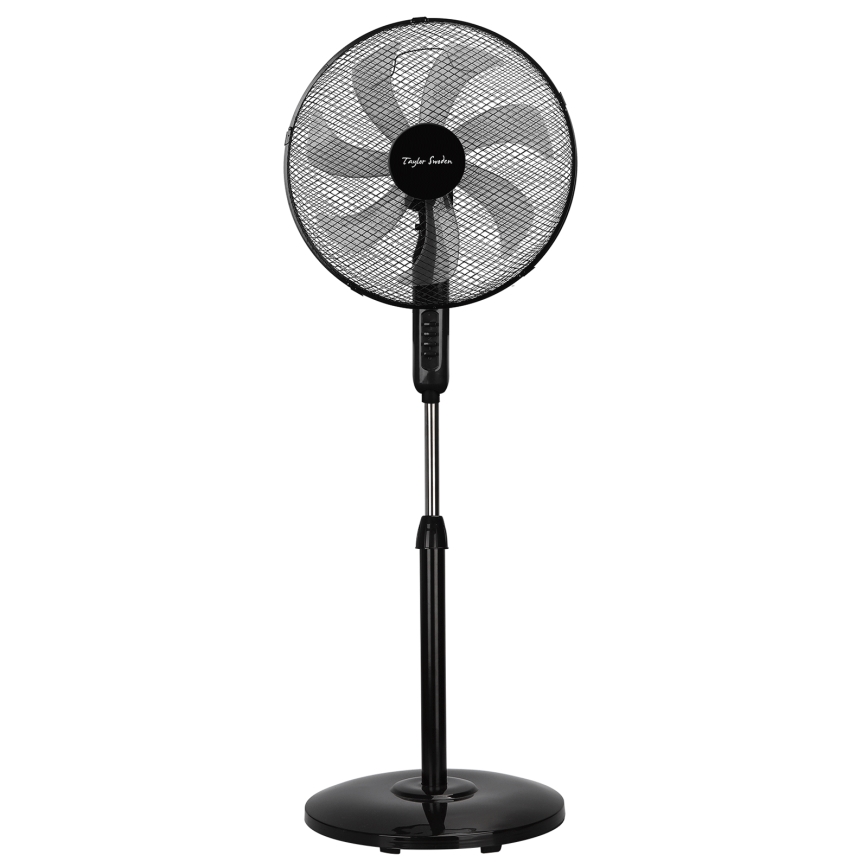 Taylor Swoden - Ventilateur sur pied 50 W / 230 V, hauteur 122 cm, noir