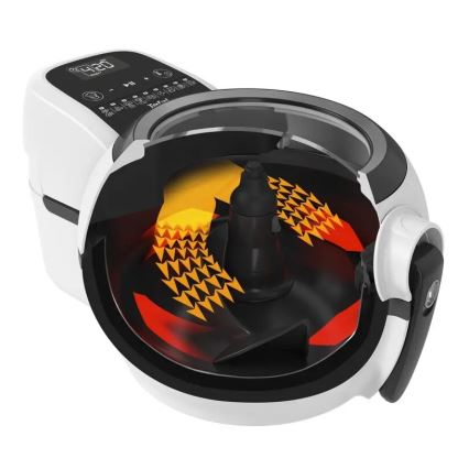 Tefal - Airfryer ACTIFRY GENIUS DUAL MOTION 1,2l 1350W/230V blanc