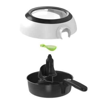 Tefal - Airfryer ACTIFRY GENIUS DUAL MOTION 1,2l 1350W/230V blanc