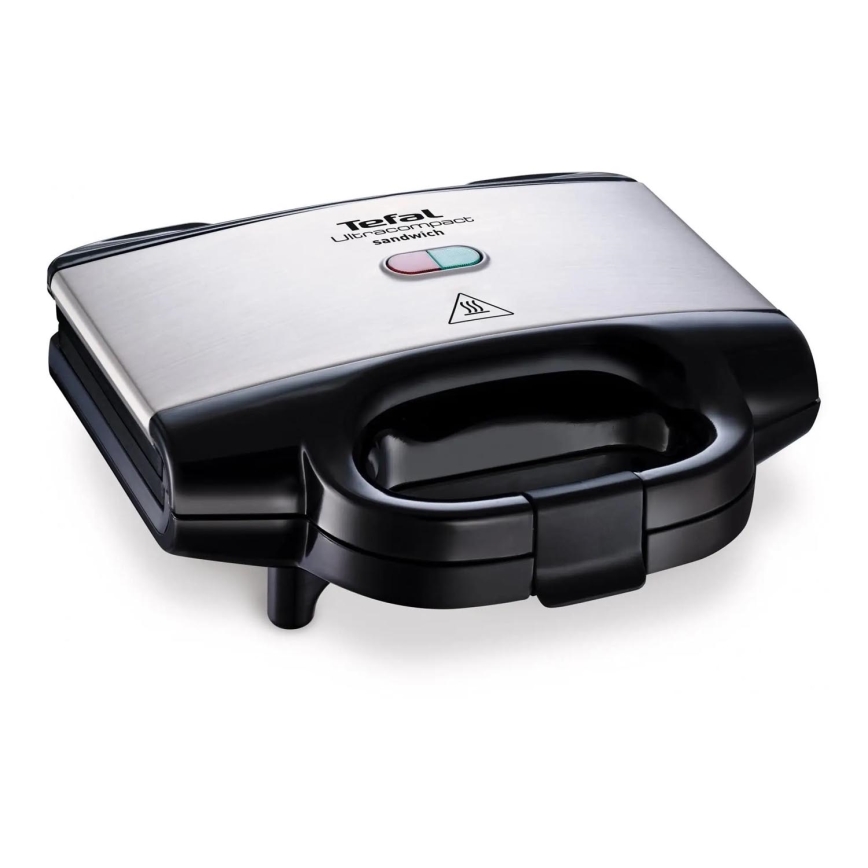 Tefal - Appareil à croque-monsieur ULTRACOMPACT 700W/230V noir/chrome