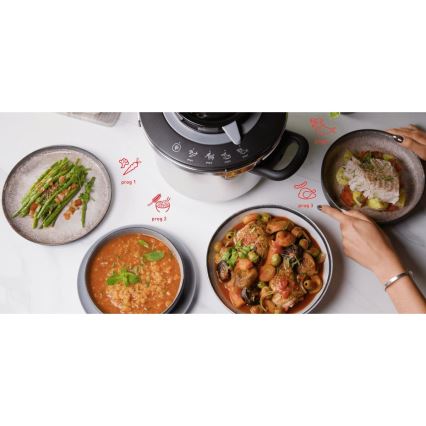 Tefal - Autocuiseur 6 l CLIPSO+ CHEF acier inoxydable