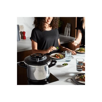 Tefal - Autocuiseur 6 l CLIPSO+ CHEF acier inoxydable