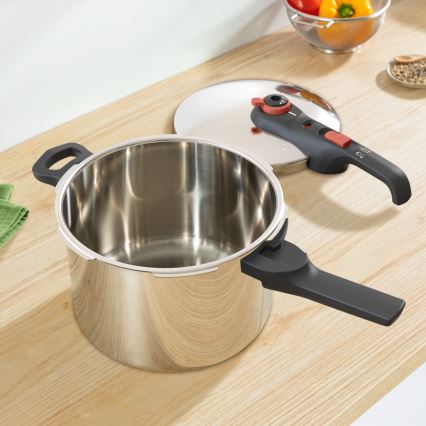 Tefal - Autocuiseur 6 l SECURE TRENDY + ensemble de 5 pièces INGENIO EMOTION