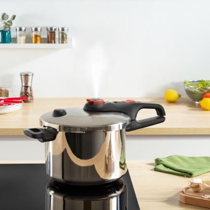 Tefal - Autocuiseur 6 l SECURE TRENDY + ensemble de 5 pièces INGENIO EMOTION