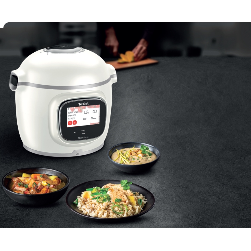Tefal - Autocuiseur électrique multifonction 6 l COOK4ME TOUCH PRO 1600W/230V Wi-Fi