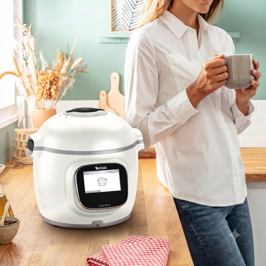 Tefal - Autocuiseur électrique multifonction 6 l COOK4ME TOUCH PRO 1600W/230V Wi-Fi