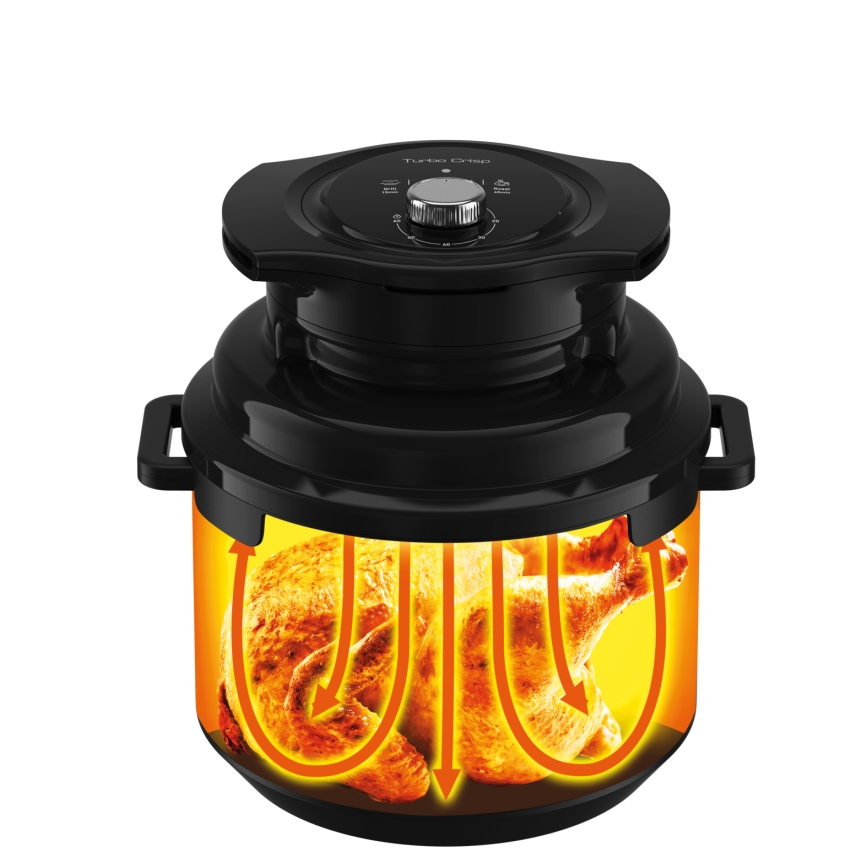 Tefal - Autocuiseur électrique multifonction 7,6 l 1200W/230V noir