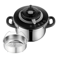 Tefal - Autocuiseur sous pression 4,5 l CLIPSO+ CHEF inox
