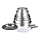 Tefal - Batterie de cuisine 13 pcs INGENIO PREFERENCE ON acier inoxydable