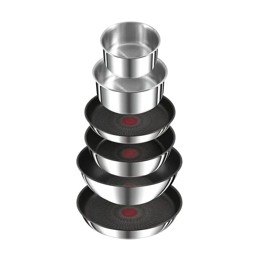 Tefal - Batterie de cuisine 13 pcs INGENIO PREFERENCE ON acier inoxydable