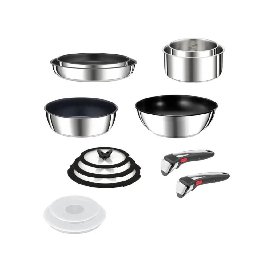 Tefal - Batterie de cuisine 13 pcs INGENIO PREFERENCE ON acier inoxydable