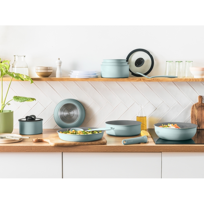Tefal - Batterie de cuisine 15 pièces INGENIO HALO