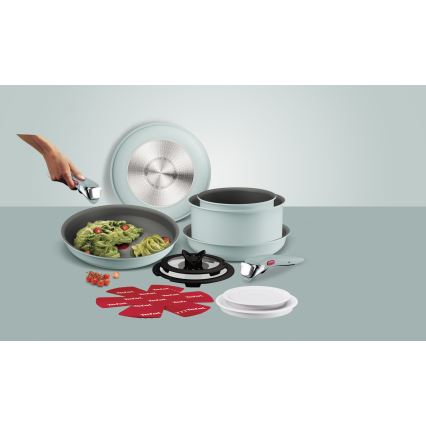 Tefal - Batterie de cuisine 15 pièces INGENIO HALO