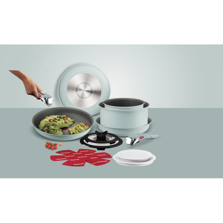 Tefal - Batterie de cuisine 15 pièces INGENIO HALO