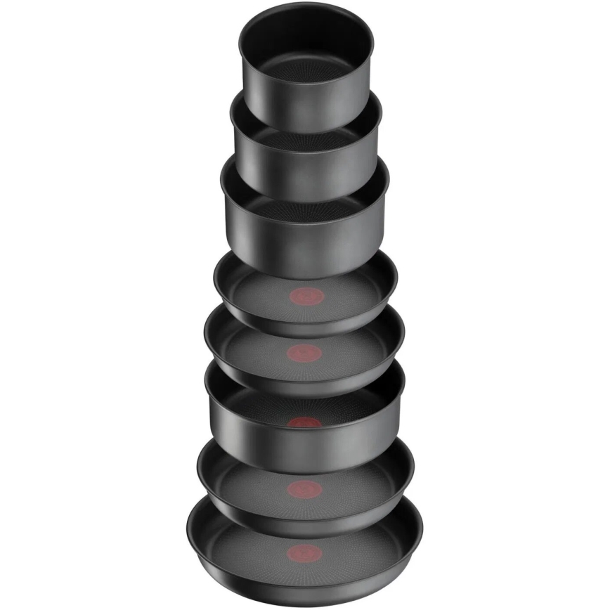Tefal - Batterie de cuisine 20 pcs INGENIO DAILY CHEF ON noir