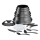 Tefal - Batterie de cuisine 20 pièces INGENIO DAILY CHEF ON noire