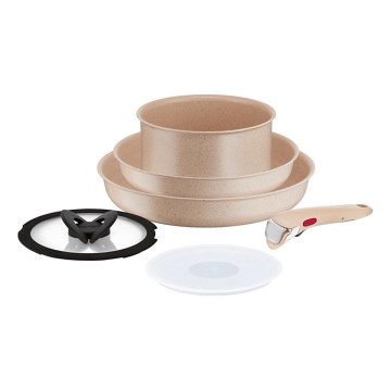 Tefal - Batterie de cuisine 6 pièces INGENIO DELIGHT