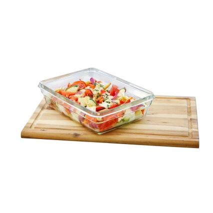 Tefal - Boîte alimentaire 0,45 l MSEAL GLASS rouge/verre