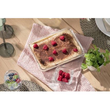 Tefal - Boîte de conservation 2 L MSEAL GLASS rouge/verre