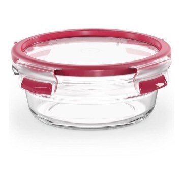 Tefal - Boîte de conservation alimentaire 0,6 l MSEAL GLASS rouge/verre