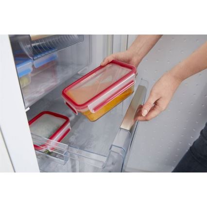 Tefal - Boîte hermétique de conservation 0,85 l MSEAL GLASS rouge/verre