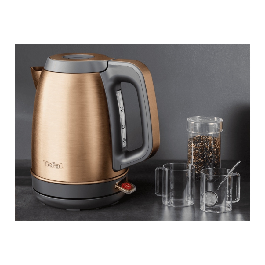 Tefal - Bouilloire électrique COPPERTINTO 1,7 l 2400W/230V