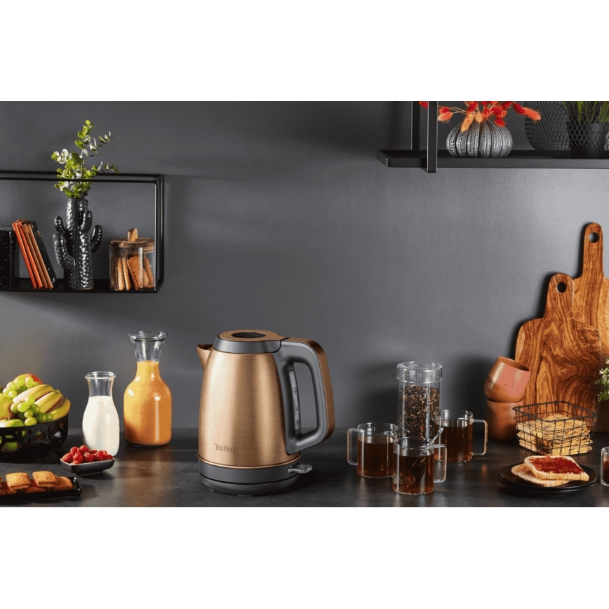 Tefal - Bouilloire électrique COPPERTINTO 1,7 l 2400W/230V