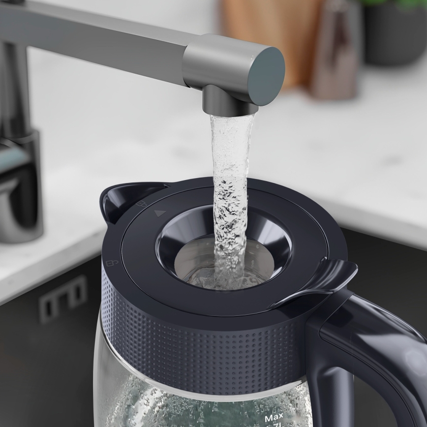 Tefal - Bouilloire électrique MORNING GLASS 1,7 l 2000W/230V