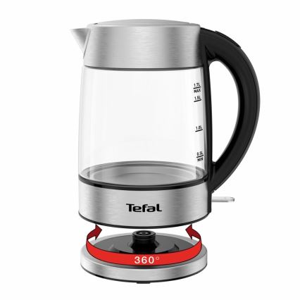 Tefal - Bouilloire GLASS 1,7 l  2200W/230V chrome mat
