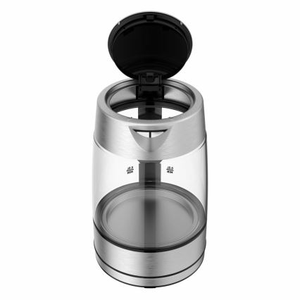 Tefal - Bouilloire GLASS 1,7 l  2200W/230V chrome mat