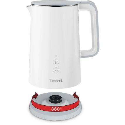 Tefal - Bouilloire SENSE 1,5 l 1800W/230V blanc