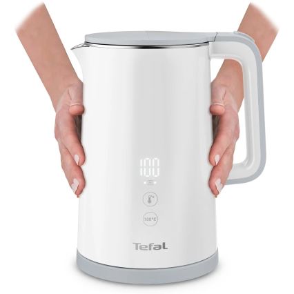 Tefal - Bouilloire SENSE 1,5 l 1800W/230V blanc