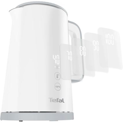 Tefal - Bouilloire SENSE 1,5 l 1800W/230V blanc