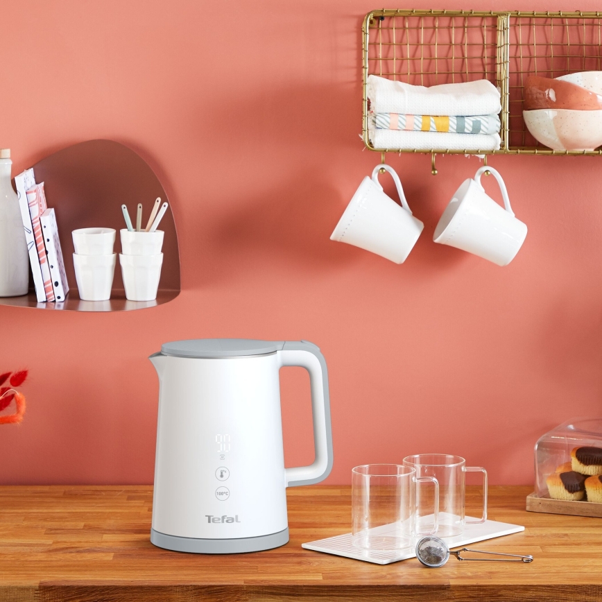 Tefal - Bouilloire SENSE 1 l 1800W/230V blanche
