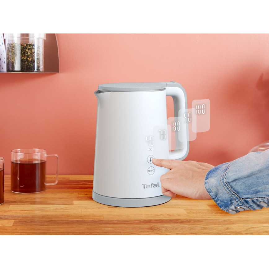 Tefal - Bouilloire SENSE 1 l 1800W/230V blanche