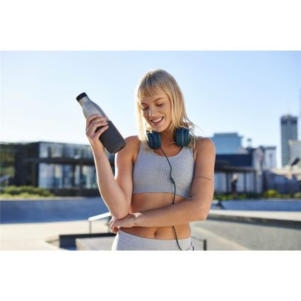 Tefal - Bouteille 500 ml BLUDROP acier inoxydable/noir