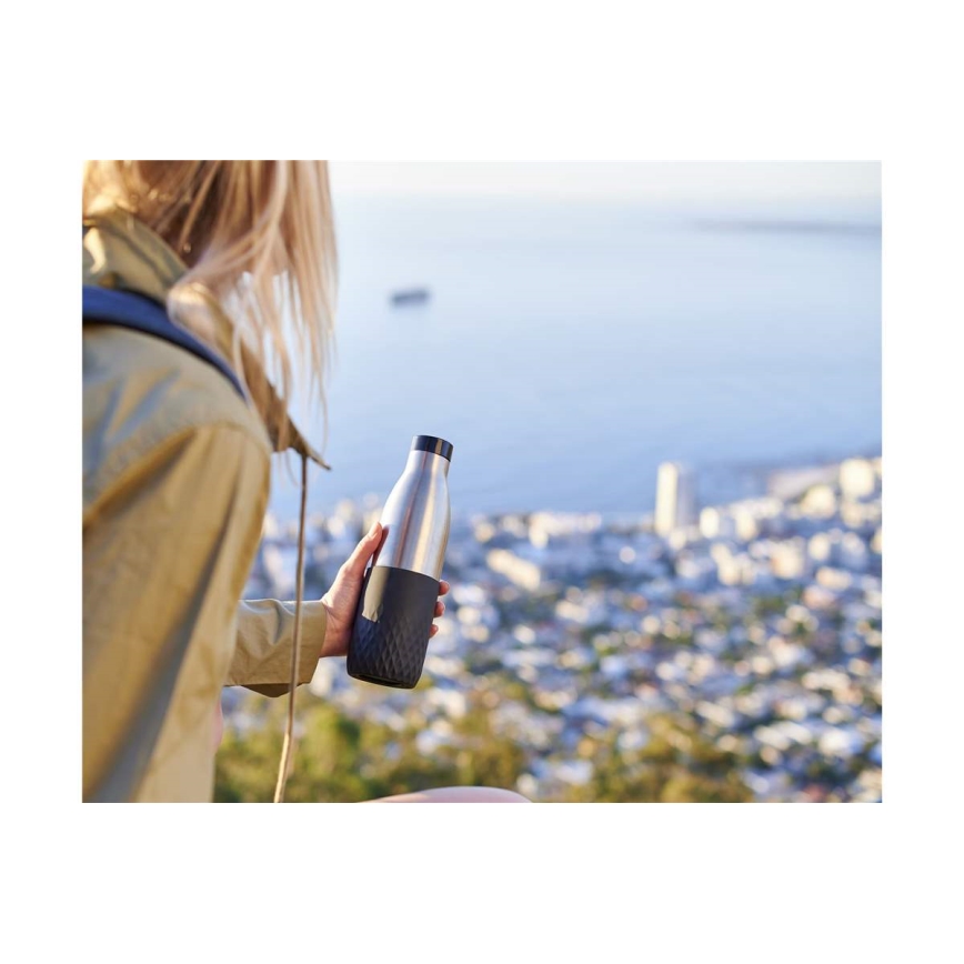 Tefal - Bouteille 500 ml BLUDROP acier inoxydable/noir