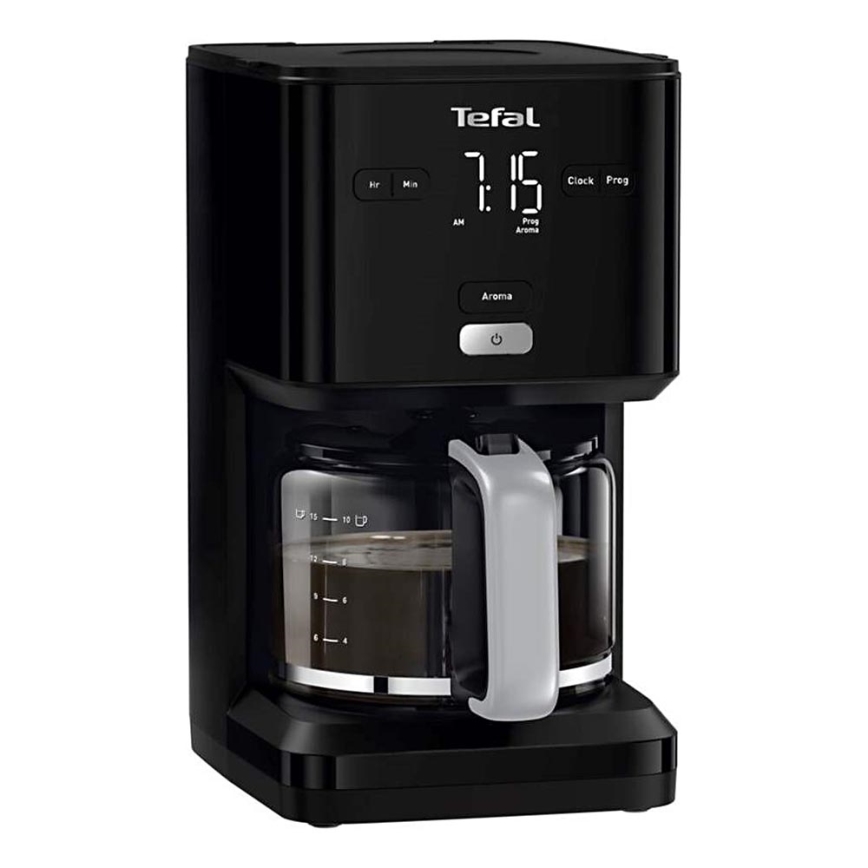 Tefal - Cafetière à filtre avec écran LCD 1000W/230V noir