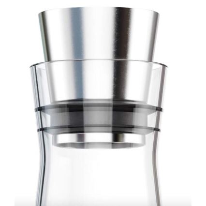 Tefal - Carafe réfrigérante en verre FLOW SLIM 1 l acier inoxydable/verre