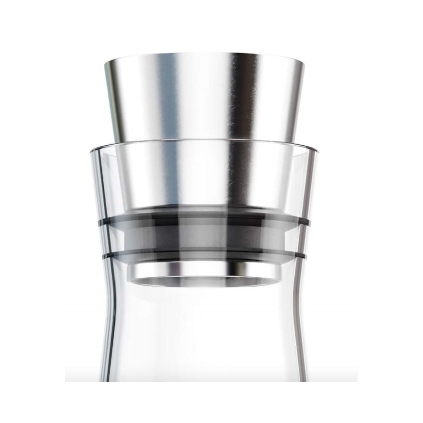 Tefal - Carafe réfrigérante en verre FLOW SLIM 1 l acier inoxydable/verre