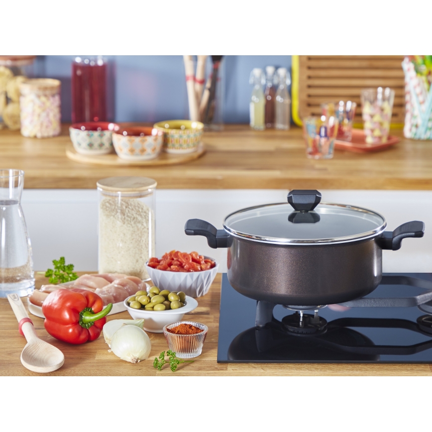 Tefal - Casserole avec couvercle EASY COOK&CLEAN 24 cm