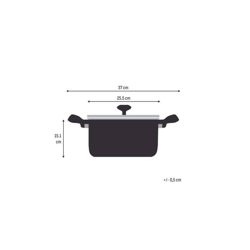 Tefal - Casserole avec couvercle EXTREME de 24 cm