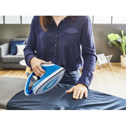 Tefal - Centrale vapeur EXPRESS AIRGLIDE 2800W/230V, bleue