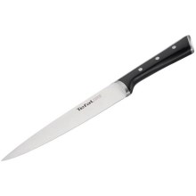 Tefal - Couteau à découper en acier inoxydable ICE FORCE 20 cm chrome/noir
