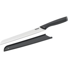 Tefal - Couteau à pain en acier inoxydable COMFORT 20 cm chrome/noir