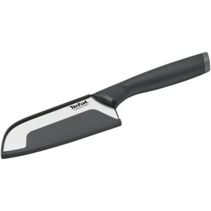 Tefal - Couteau en acier inoxydable santoku COMFORT 12,5 cm chrome brillant/noir